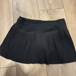 Black pleat to street lululemon skirt